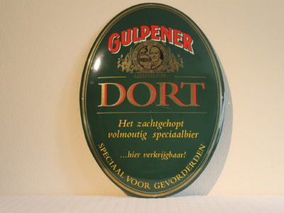 Gulpener Dort emaille reclame bord