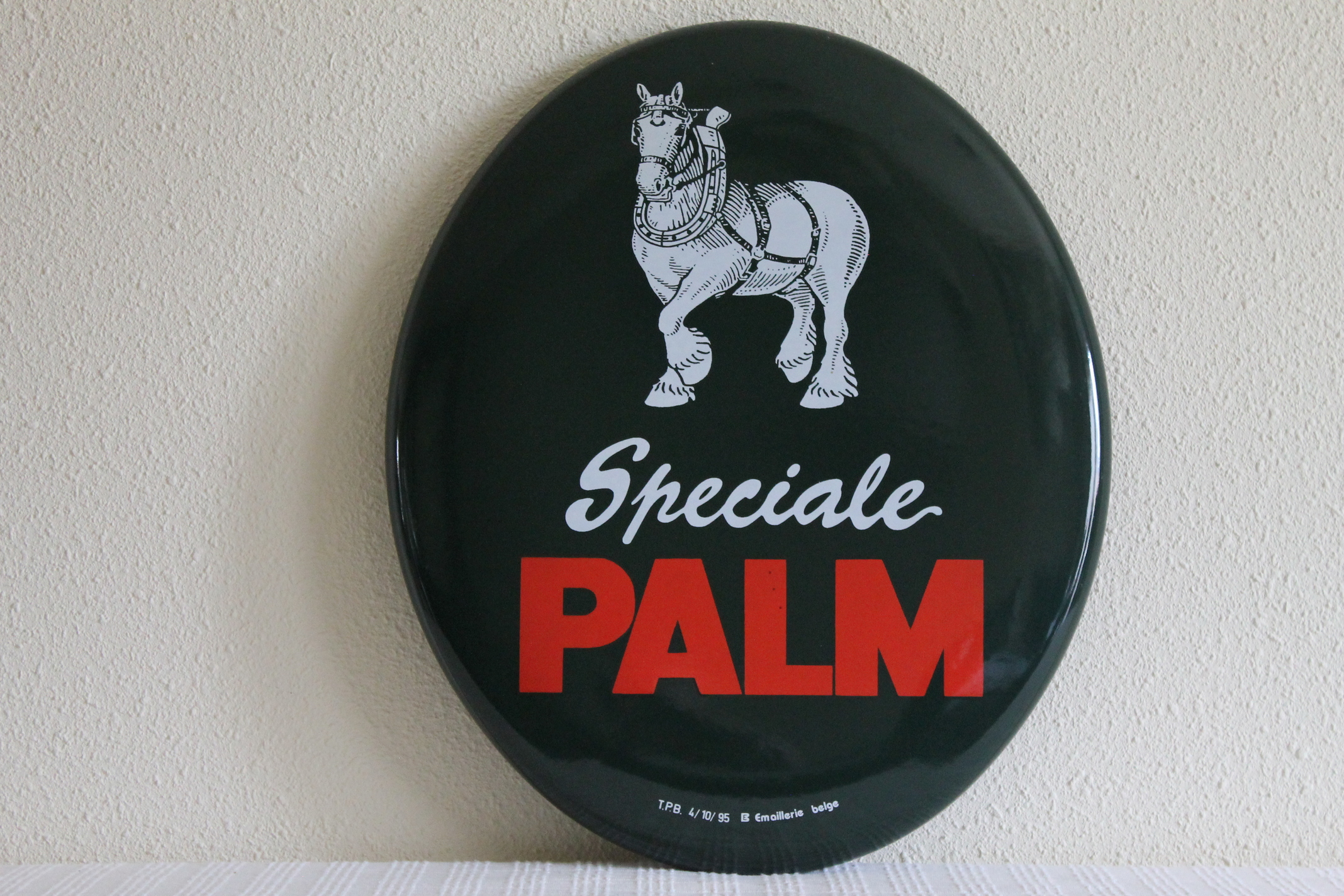auteur gebouw Diverse Palm bier Emaille reclamebord – Vintageverzamelaar.nl